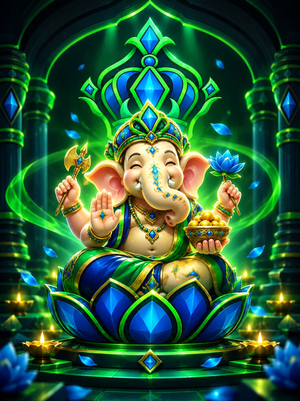 ภาพเกม PG Ganesha Fortune ที่ออกแบบใหม่สำหรับ ak789 - เอเค789
